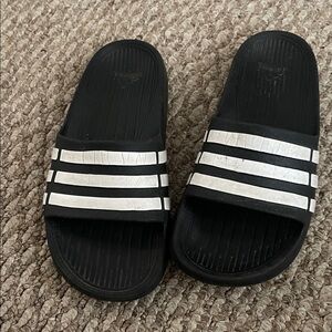 Adidas Black Slide Sandals